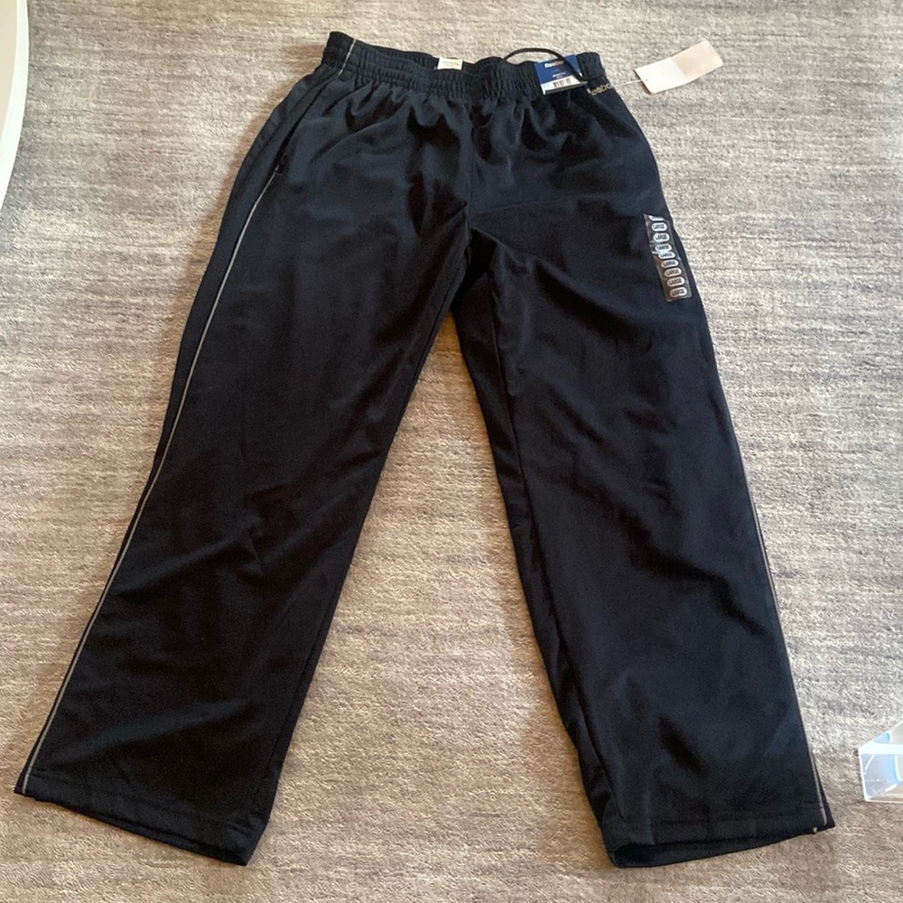 Men’s black Reebok athletic pants